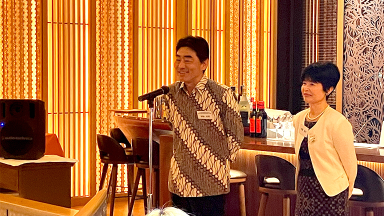 Congratulatory address by EVP Uno.